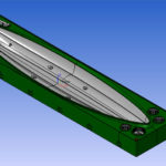 Demi Moule de Coque pour thermoformage kayak (4000x1000x400)